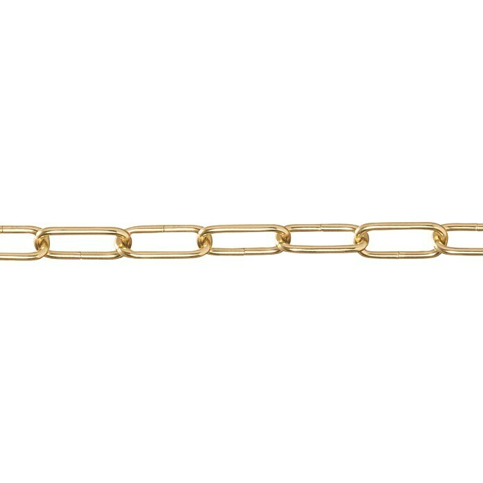 Stabilit Ringkette Meterware (Durchmesser: 3 mm, Gold)