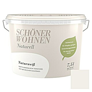 SCHÖNER WOHNEN-Farbe Muurverf Naturell Natuurlijk wit (Natuurlijk wit, 7,5 l, Mat)