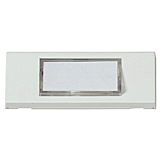 Heidemann Beldrukker Met verlichting - 8,7 x 3 cm (Met naamplaatje, Wit, Draadgebonden, 13 x 87 x 30 mm)