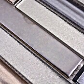 Mosaikfliese Verbund Crystal Mix XOL CSL (25 x 30 cm, Weiß/Silber, Glänzend)