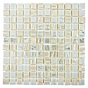 Mosaikfliese Quadrat Eco Mix JULIA 11 (31,5 x 31,5 cm, Weiß, Glänzend)