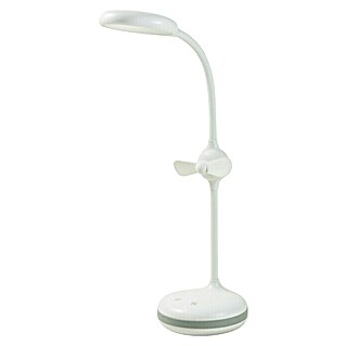 Proklima Led-tafellamp Ventilator (3,5 W, Kleur: Wit, Hoogte: 33,5 cm, Ventilator)