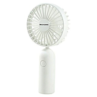 Proklima Ventilator (Weiß, Durchmesser: 8,9 cm, Nennspannung: 5 V (DC), Micro-USB-Anschluss)