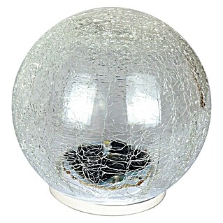 BAUHAUS Bolvormige solarlamp Crack Glass (Inhoud: 3 st., Transparant)