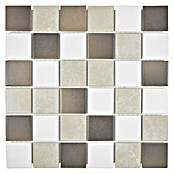Mosaikfliese Quadrat Mix CD 218 (30,6 x 30,6 cm, Beige/Braun, Matt)