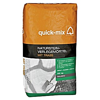 Quick-Mix Naturstein-Verlegemörtel (25 kg, Trass)