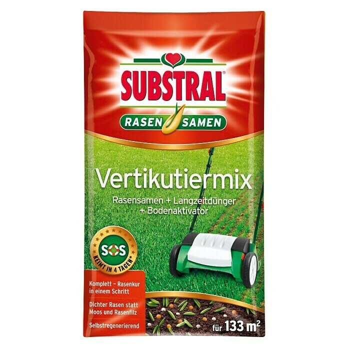 Substral Vertikutier-Mix (4 kg, Inhalt ausreichend für ca.: 133 m²)