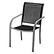 Sunfun Amy Vrtna stolica (Crna, Širina: 56 cm)