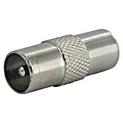 Schwaiger Koax-Verbinder (IEC-Stecker, 25 mm, Metall vernickelt)
