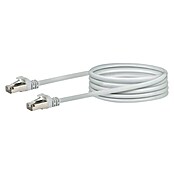 Schwaiger Netzwerk-Kabel CAT6 (2,5 m, Weiß, RJ45-Stecker, Bis zu 1 Gbit)