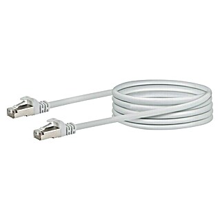 Schwaiger Mrežni kabel (5 m, Bijele boje, RJ45 utikač, Do 1 Gbit)