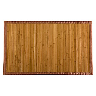 Alfombra de bambú (Marrón, 90 x 60 cm)