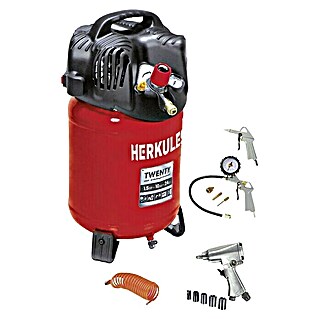 Herkules Compressorset Twenty + Kit (1,1 kW, 10 bar, 3.400 tpm)