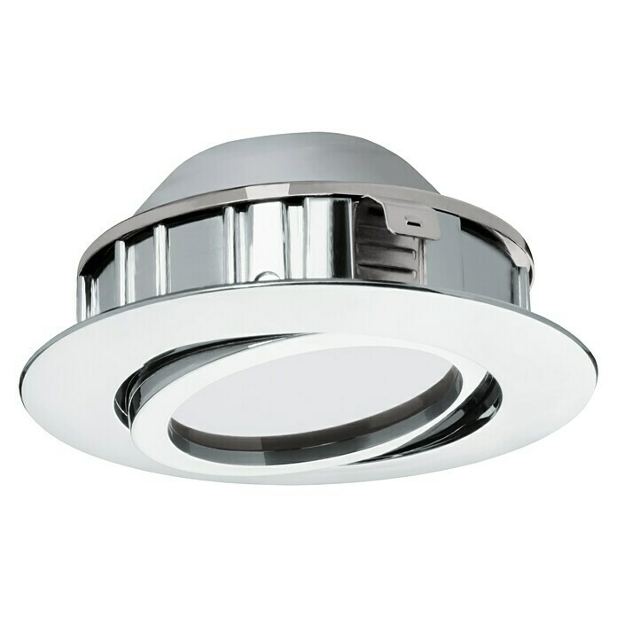 Eglo LED-Einbauleuchte Pineda (6 W, Chrom, Durchmesser: 8,4 cm, Schwenkbar)