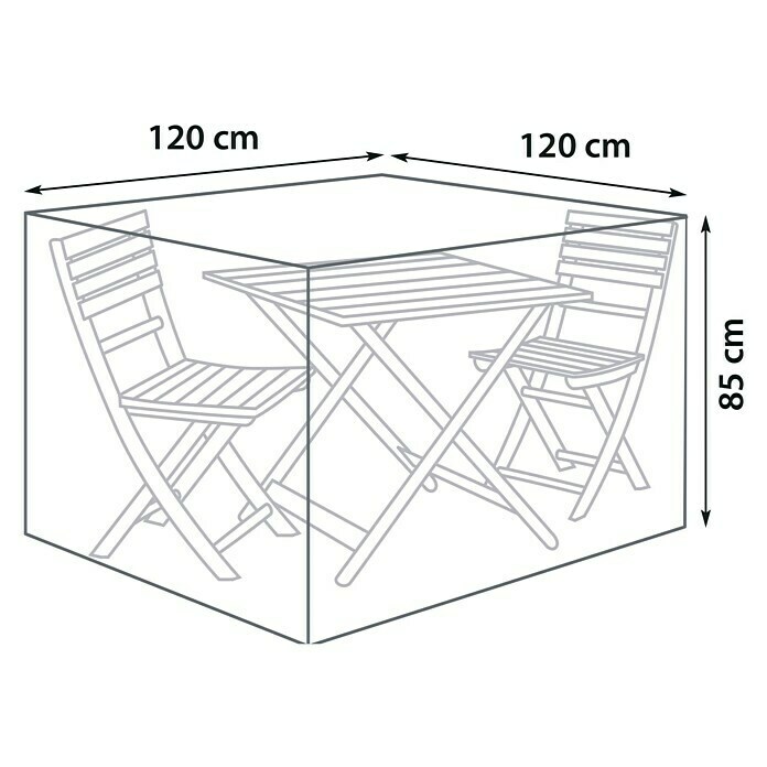 Sunfun Balkon-Set-Schutzhülle rund 