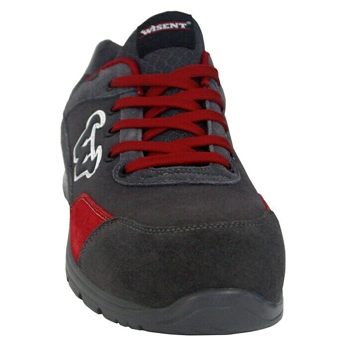 Wisent Zapatos de seguridad (Rojo, 45, Categoría de protección: S3)