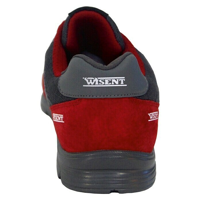 Wisent Zapatos de seguridad (Rojo, 47, Categoría de protección: S3)