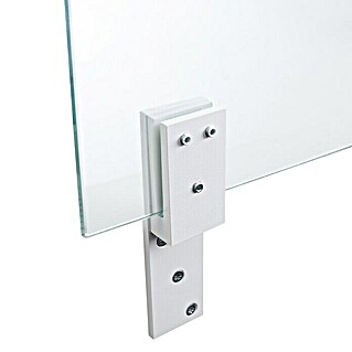 Room Plaza Thekenhalter (150 x 40 mm, Weiß, Passend für: Room Plaza Hygieneschutzglas)