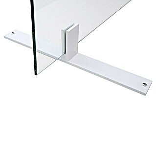 Room Plaza Standfuß (350 x 40 mm, Weiß, Passend für: Room Plaza Hygieneschutzglas)