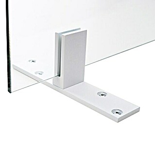 Room Plaza Standfuß (200 x 40 mm, Weiß, Passend für: Room Plaza Hygieneschutzglas)