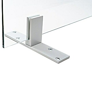 Room Plaza Standfuß (200 x 40 mm, Lichtgrau, Passend für: Room Plaza Hygieneschutzglas)