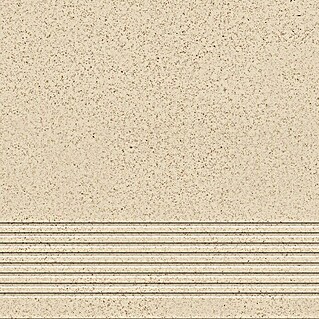 Stufen- & Abdeckplatte Kallisto (29,7 x 29,7 cm, Creme, Matt)