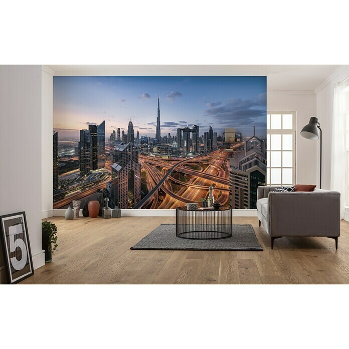 Komar Stefan Hefele Edition 2 Fototapete Lights of Dubai (450 x 280 cm, Vlies)