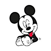 Komar Disney Edition 4 Wandbild Mickey Mouse Funny (40 x 50 cm, Vlies)