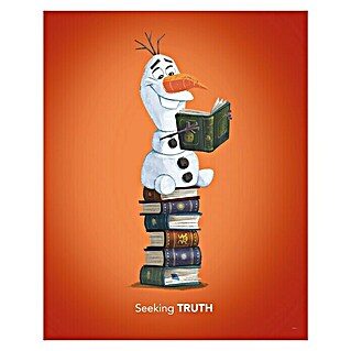 Komar Disney Edition 4 Poster Frozen Olaf Reading (Disney, B x H: 30 x 40 cm)