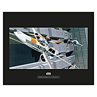 Komar Star Wars Poster RMQ X-Wing vs. TIE-Fighter (Star Wars, B x H: 40 x 30 cm)