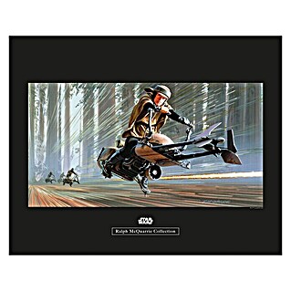 Komar Star Wars Poster RMQ Endor Speeder (Disney, B x H: 50 x 40 cm)