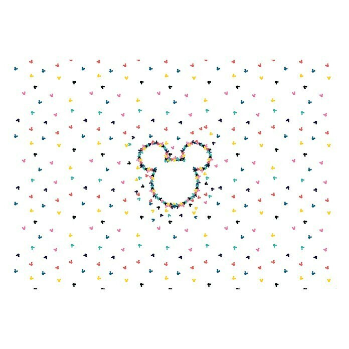 Komar Disney Edition 4 Fototapete Mickey Heads-Up (8-tlg., 400 x 280 cm, Vlies)
