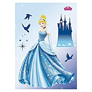 Komar Disney Edition 4 Dekosticker Princess Dream (10 -tlg., Bunt)