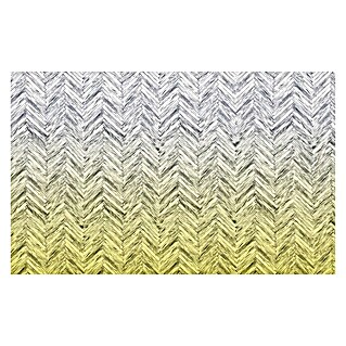 Komar Infinity Fototapete Herringbone Yellow (4 -tlg., B x H: 400 x 250 cm, Vlies)