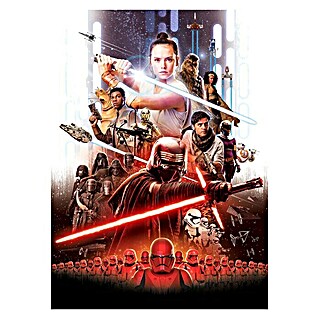 Komar Star Wars Fototapete Movie Poster Ray (4 -tlg., B x H: 254 x 184 cm, Papier)