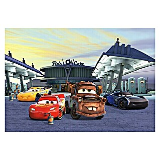 Komar Disney Edition 4 Fototapete Cars 3 Station (8 -tlg., B x H: 368 x 254 cm, Papier)
