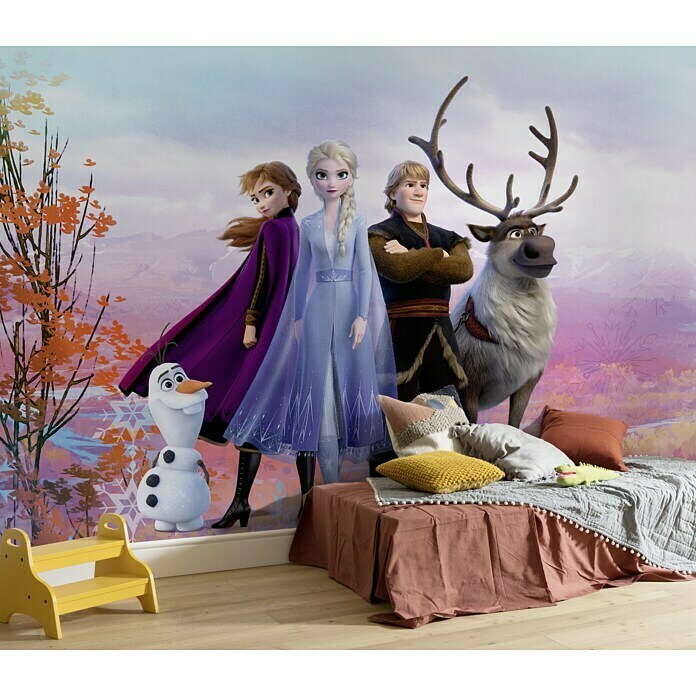 Komar Disney Edition 4 Fototapete Frozen Iconic (8-tlg., 368 x 254 cm, Papier)