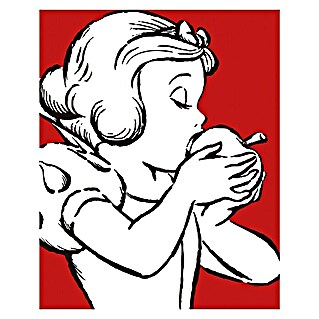 Komar Disney Edition 4 Poster Snow White Apple Bite Red (Disney, B x H: 50 x 70 cm)