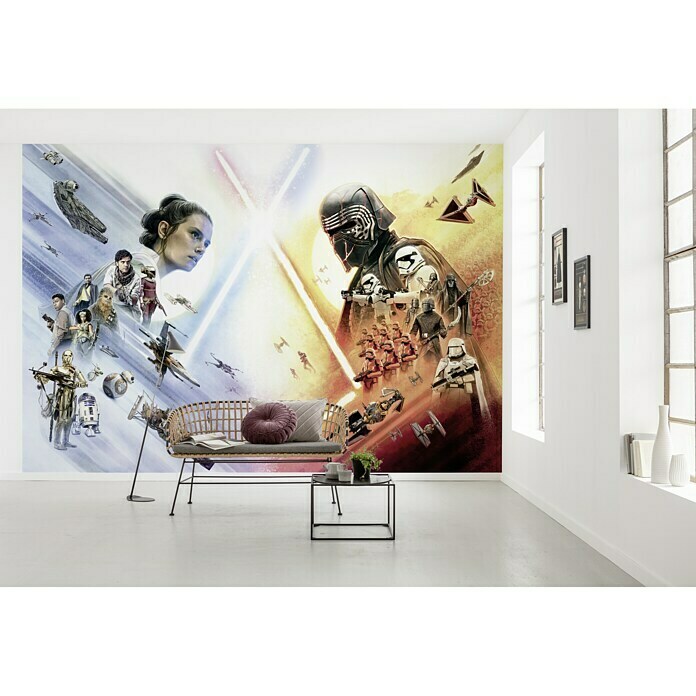 Komar Star Wars Fototapete EP9 Movie Poster Wide (8-tlg., 368 x 254 cm, Papier)