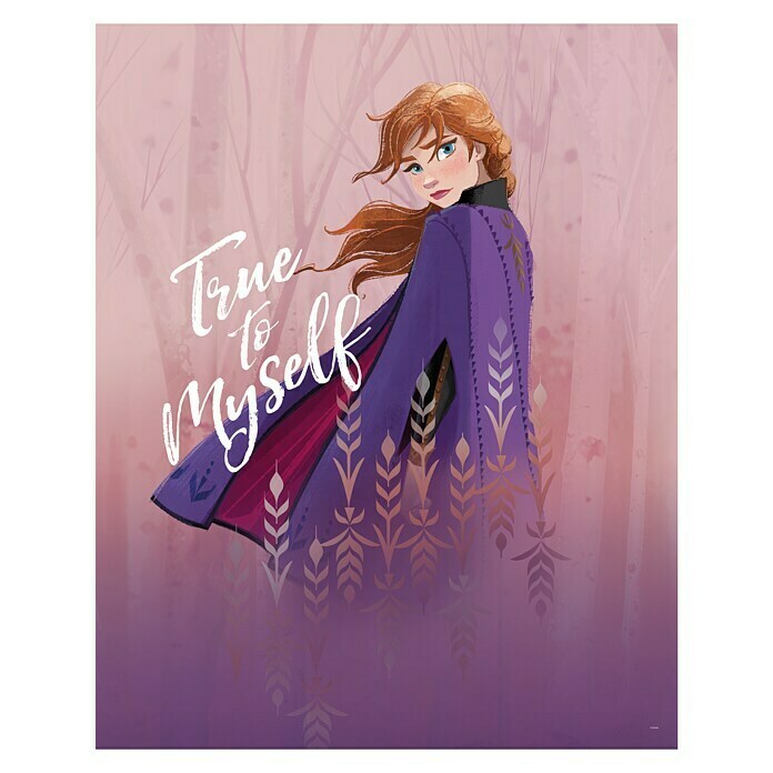 Komar Disney Edition 4 Wandbild Frozen Anna True To Myself (50 x 70 cm, Vlies)