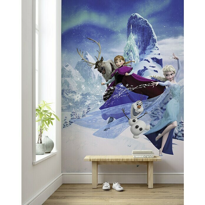 Komar Disney Edition 4 Fototapete Frozen Elsas Magic (200 x 280 cm, Vlies)