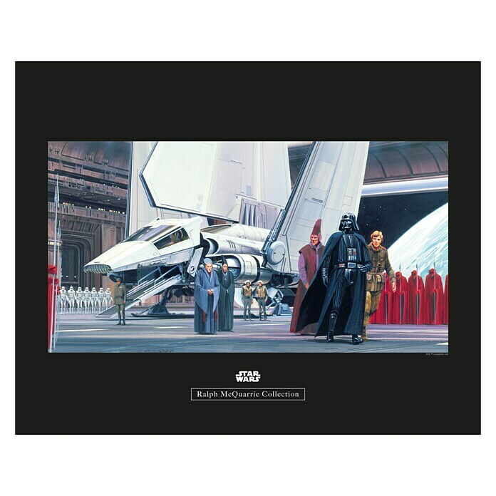 Komar Star Wars Poster RMQ Death Star Shuttle Dock 