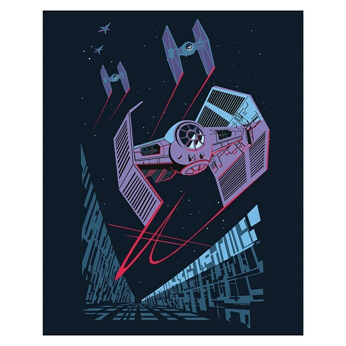 Komar Star Wars Poster Vector TIE-Fighter 