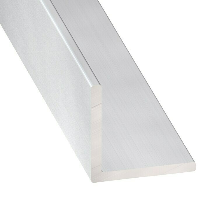 Kantoflex Winkelprofil (L x B x H: 1.000 x 10 x 40 mm, Stärke: 1,5 mm, Aluminium, Silber, Oberfläche: Eloxiert)