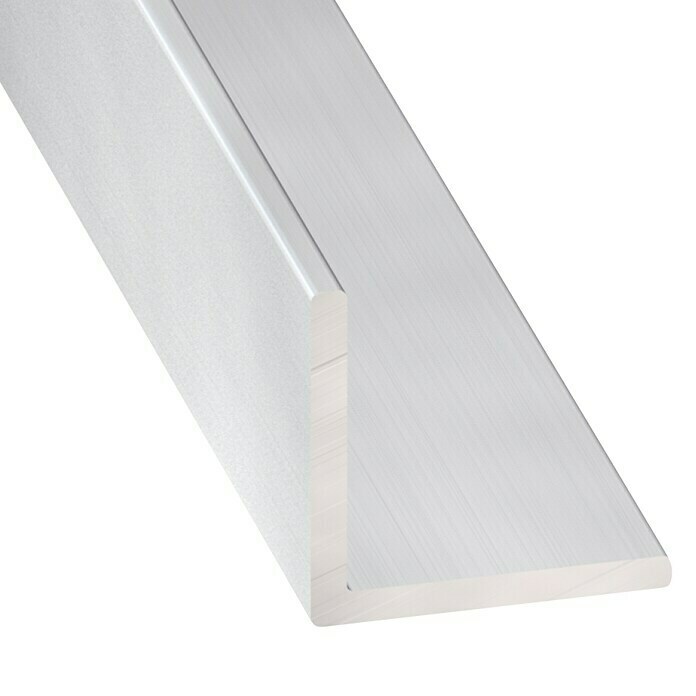 Kantoflex Winkelprofil (L x B x H: 2.500 x 10 x 10 mm, Stärke: 1 mm, Aluminium, Silber, Oberfläche: Eloxiert)