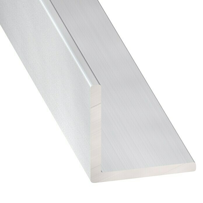Kantoflex Winkelprofil (L x B x H: 2.500 x 15 x 15 mm, Stärke: 1,5 mm, Aluminium, Silber, Oberfläche: Eloxiert)