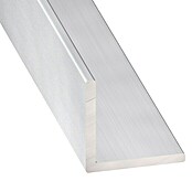 Kantoflex Winkelprofil (L x B x H: 1.000 x 10 x 15 mm, Stärke: 1 mm, Aluminium, Silber, Oberfläche: Eloxiert)