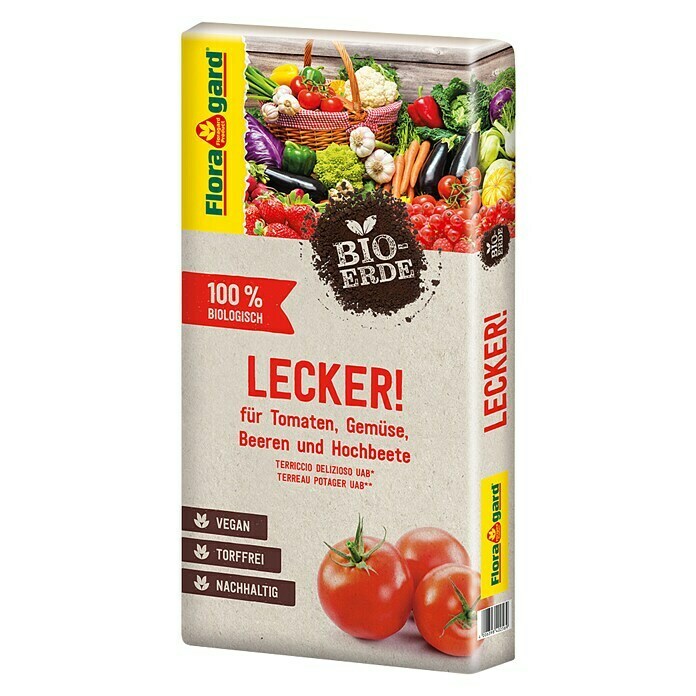 Floragard Bio-Tomaten- & Gemüseerde Lecker! 