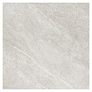 Pavimento porcelánico Apuan (60 x 60 cm, Blanco, Rectificado, Efecto piedra)