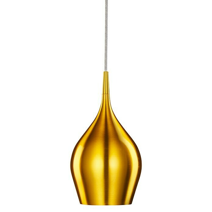 Searchlight Hängelampe Vibrant (40 W, Gold, Höhe: 142 cm, Durchmesser: 12 cm)